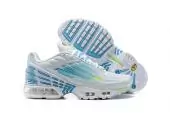 air max plus 3 nike triple paris white blue